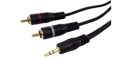 CAVO STEREO 3,5/RCA 1.5MT. GBC